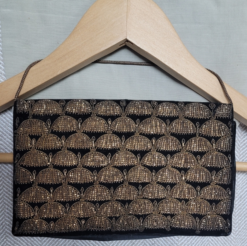 Vintage Velvet Clutch